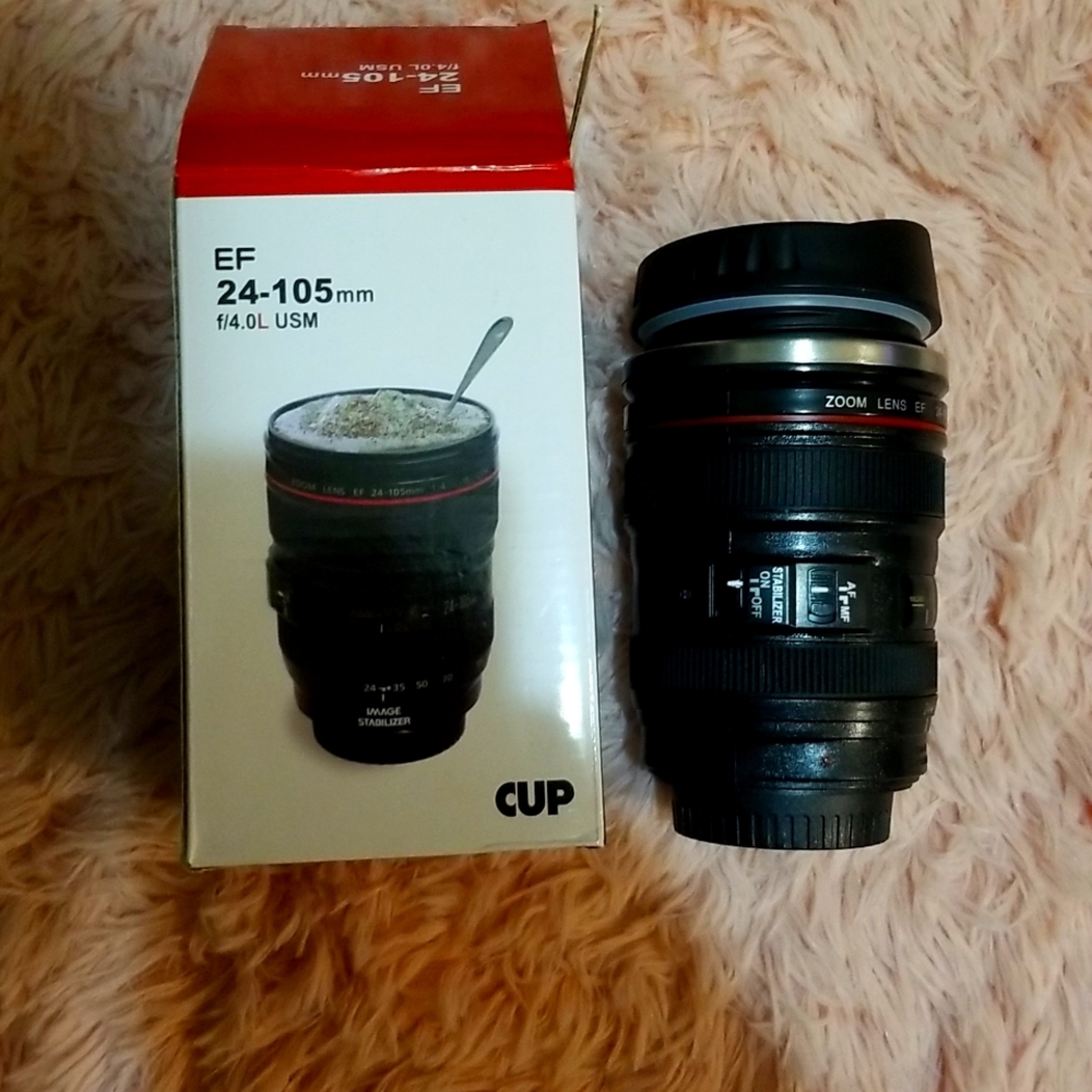 Camera lens cup